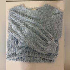 Altar'd State Soft Blue Crewneck Sweater